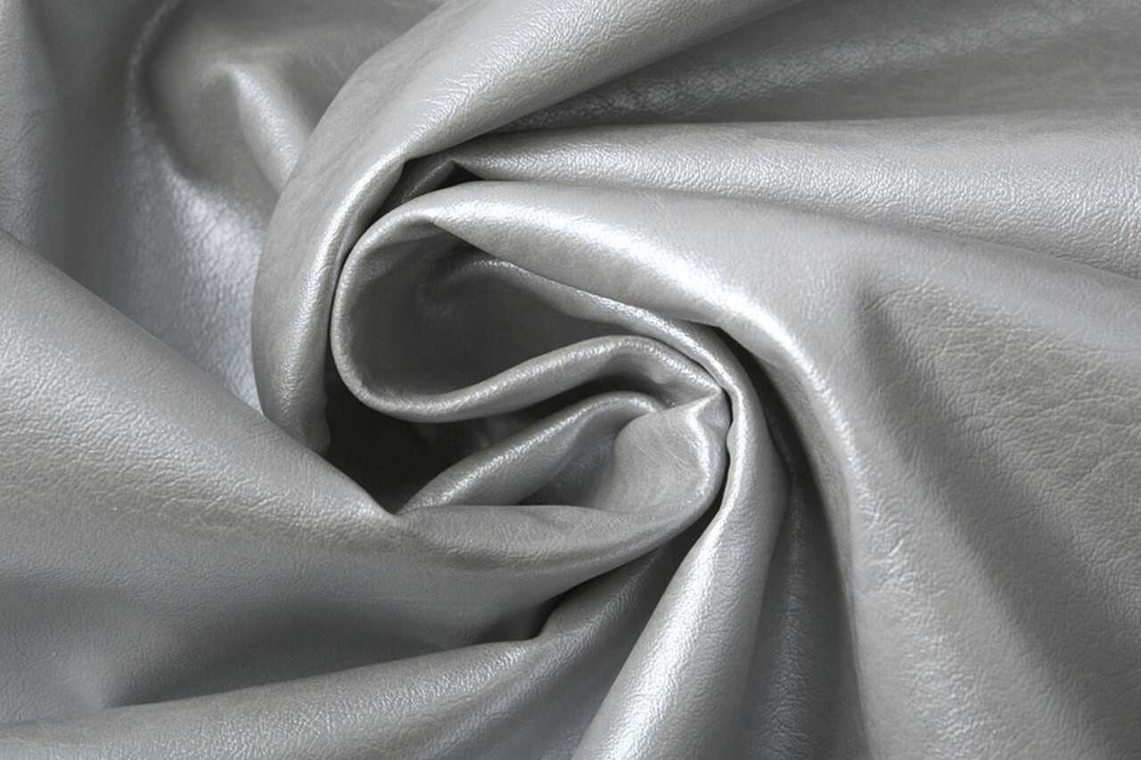 Artificial Leather Silver Artificial Leather Silver