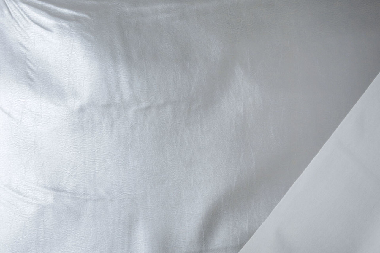 Artificial Leather Silver Artificial Leather Silver