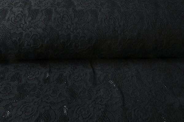 Baumwolle Spitze Sofie Schwarz