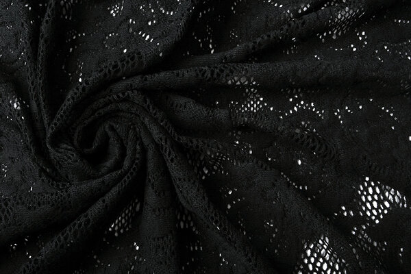 Baumwolle Spitze Sofie Schwarz