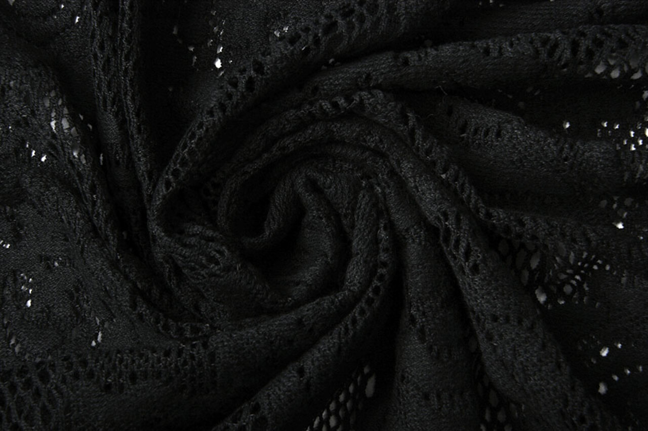 Baumwolle Spitze Sofie Schwarz