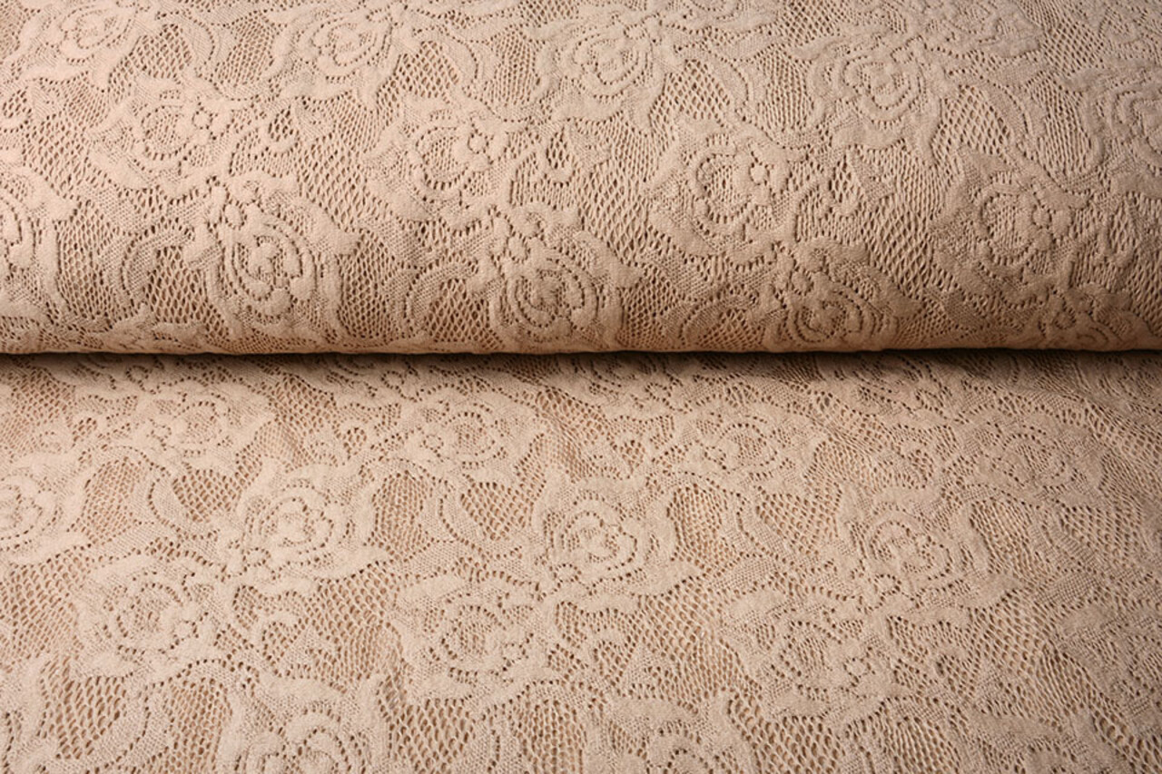 Baumwolle Spitze Sofie Puderrosa