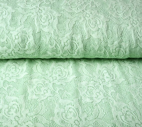 Baumwolle Spitze Sofie Minzgrün Baumwolle Spitze Sofie Minzgrün