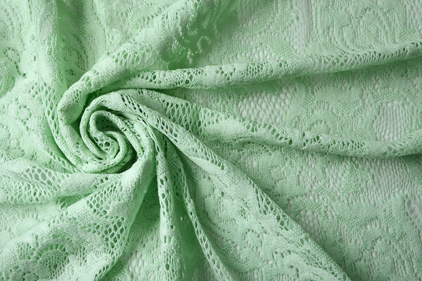 Algodón Encaje Sofie Menta Verde Algodón Encaje Sofie Menta Verde