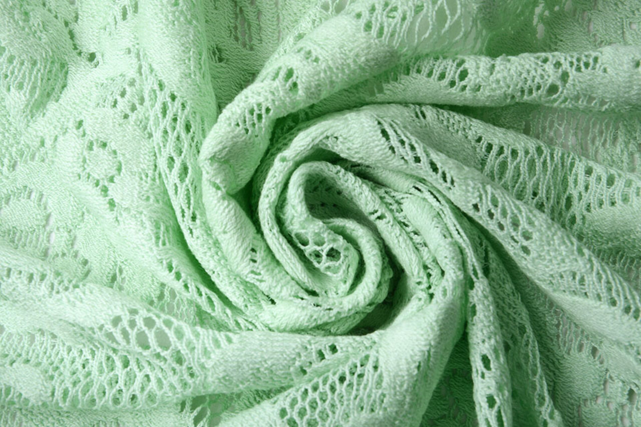 Algodón Encaje Sofie Menta Verde Algodón Encaje Sofie Menta Verde