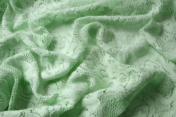 Cotone Pizzo Sofie Verde Menta Cotone Pizzo Sofie Verde Menta