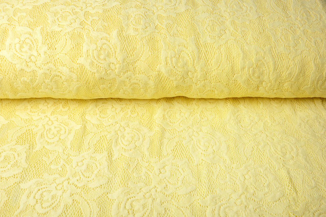 Algodón Encaje Sofie Amarillo Algodón Encaje Sofie Amarillo
