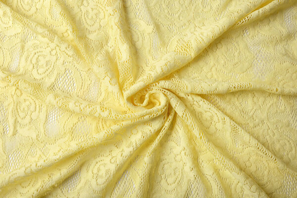 Algodón Encaje Sofie Amarillo Algodón Encaje Sofie Amarillo