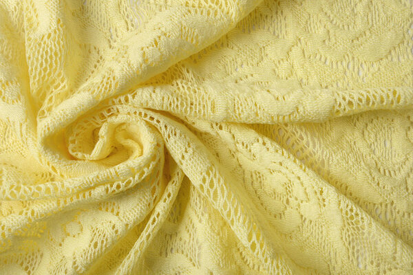 Cotone Pizzo Sofie Giallo Cotone Pizzo Sofie Giallo