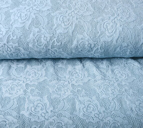 Katoen Kant Sofie Baby Blauw Katoen Kant Sofie Baby Blauw