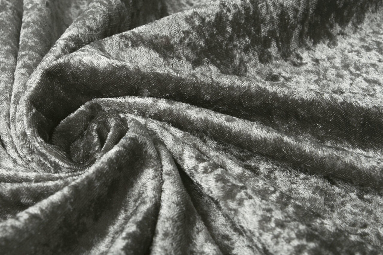 Terciopelo de Panne Gris