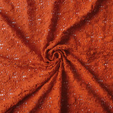 Jersey Gestrickt Dunkelorange Jersey Gestrickt Dunkelorange