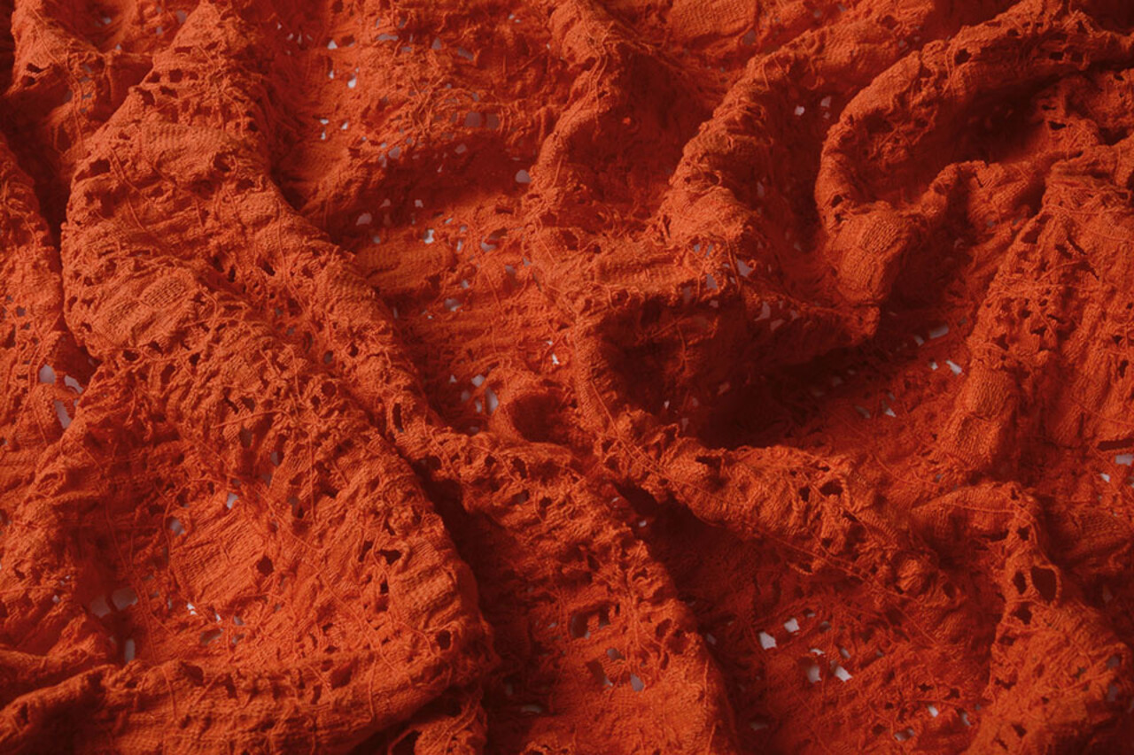 Jersey Knitted Dark Orange