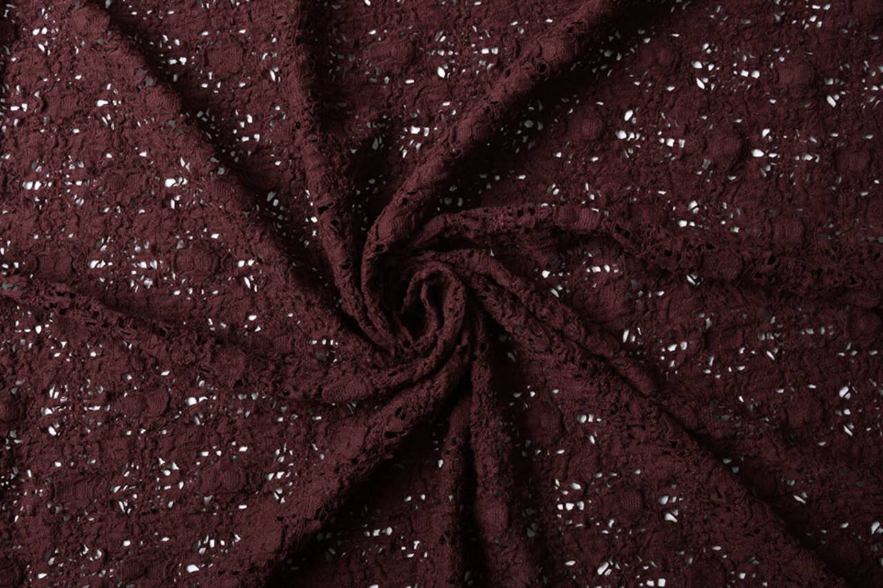 Jersey Tricoté Bordeaux