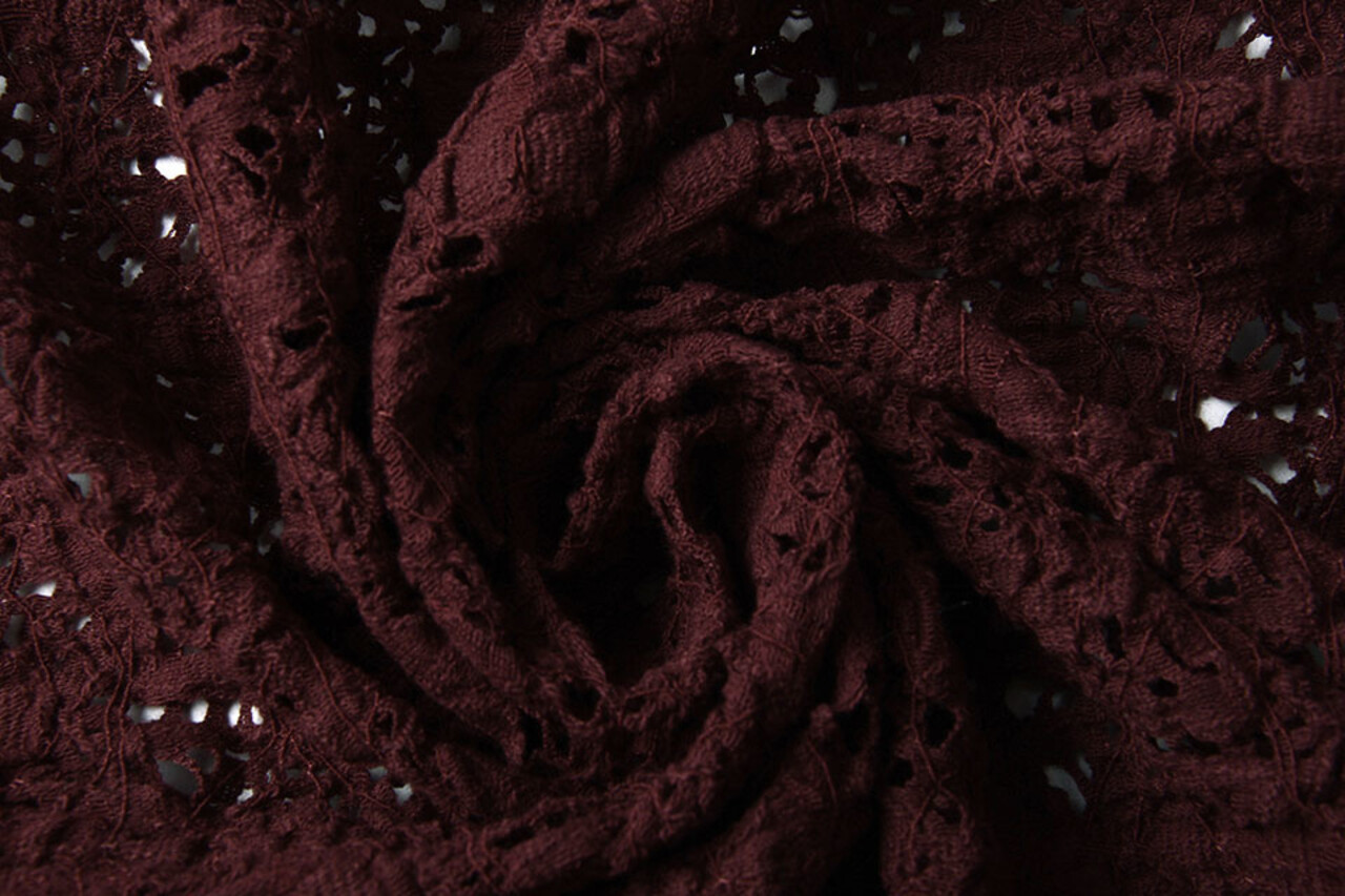 Jersey Knitted Bordeaux