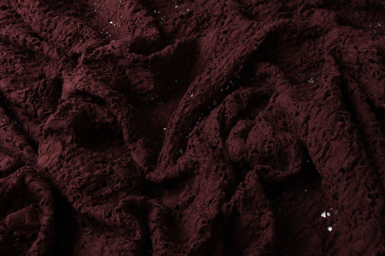 Jersey Gebreid Bordeaux Jersey Gebreid Bordeaux