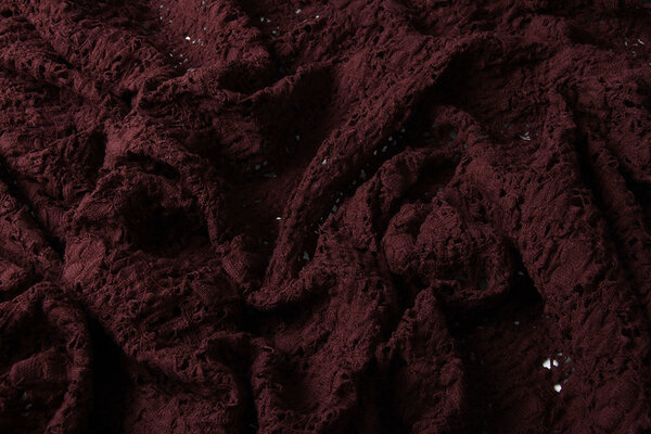 Jersey Gestrickt Bordeaux