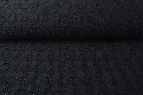 Jersey Gebreid Zwart Jersey Gebreid Zwart