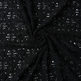 Jersey Knitted Black Jersey Knitted Black