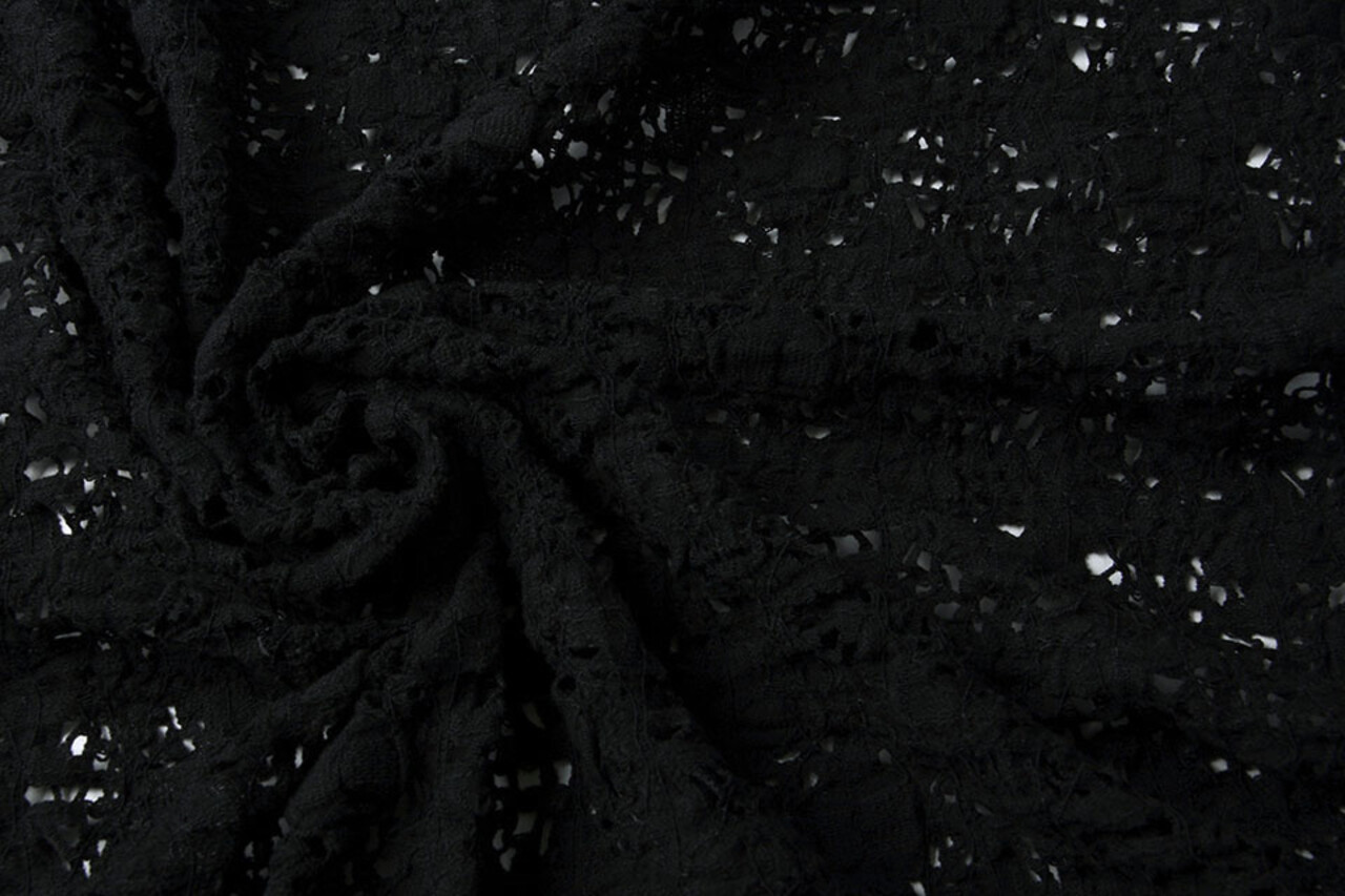 Jersey Gestrickt Schwarz Jersey Gestrickt Schwarz