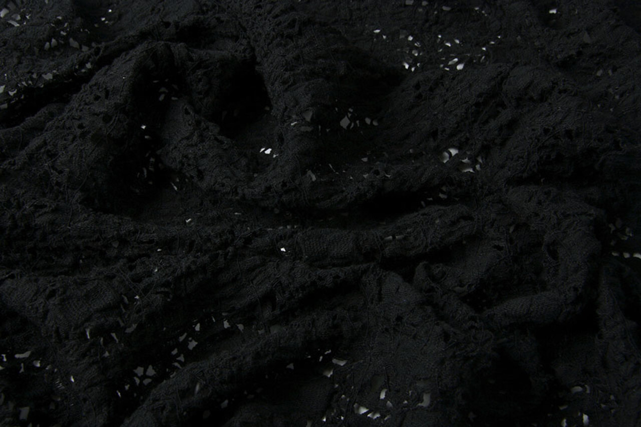 Jersey Gestrickt Schwarz Jersey Gestrickt Schwarz
