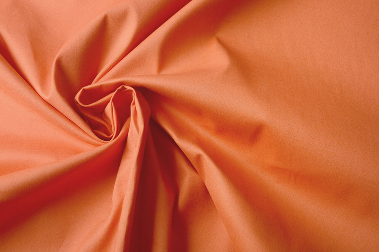 Stretch Popeline Orange