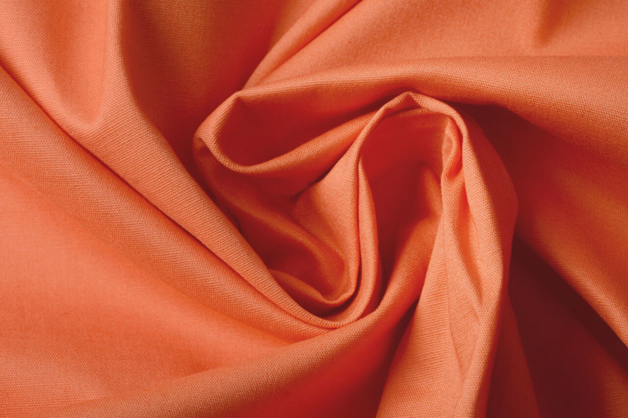 Stretch Popeline Orange