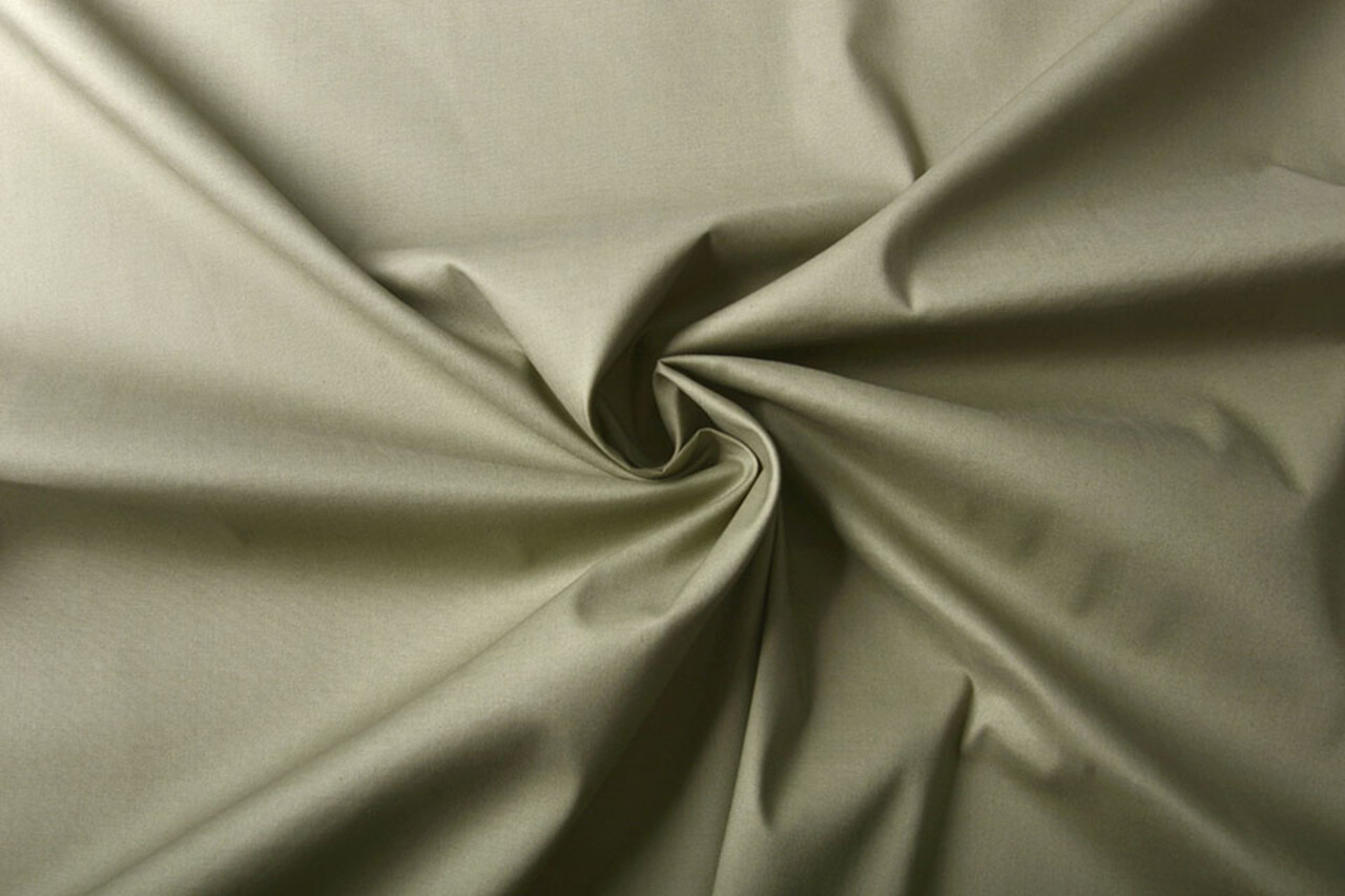 Stretch Poplin Army Green