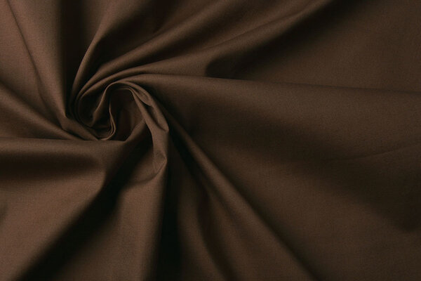 Stretch Poplin Brown