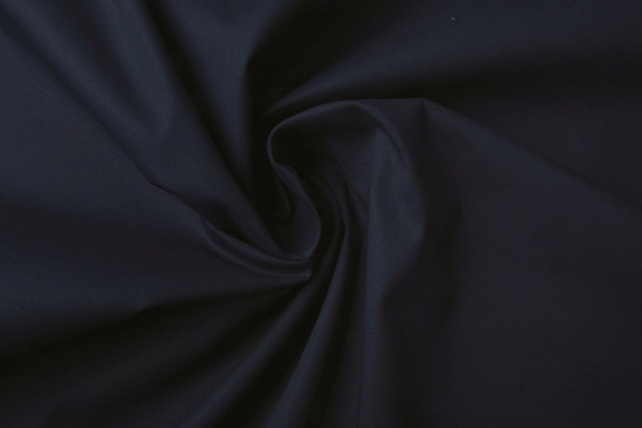 Stretch Poplin Navy Blue Stretch Poplin Navy Blue
