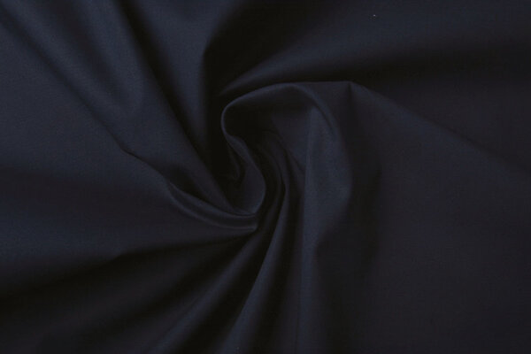 Stretch Popeline Marineblau