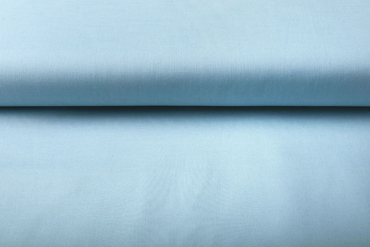 Stretch Popeline Babyblau