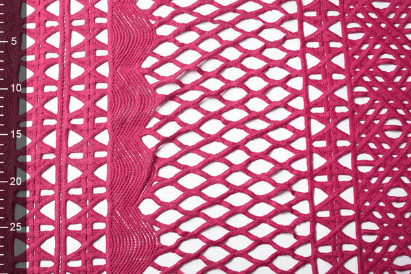 Encaje Grueso Fucsia Encaje Grueso Fucsia