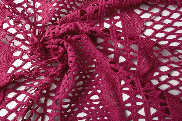 Encaje Grueso Fucsia Encaje Grueso Fucsia