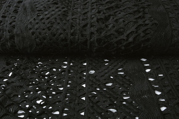Dentelle Grossier Noir Dentelle Grossier Noir