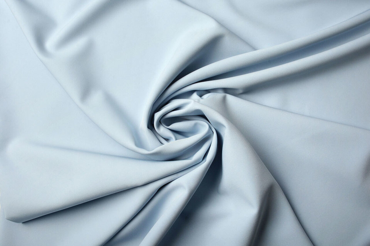 Crepe Stretch Baby Blauw Crepe Stretch Baby Blauw