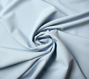 Crepe Stretch Baby Blau