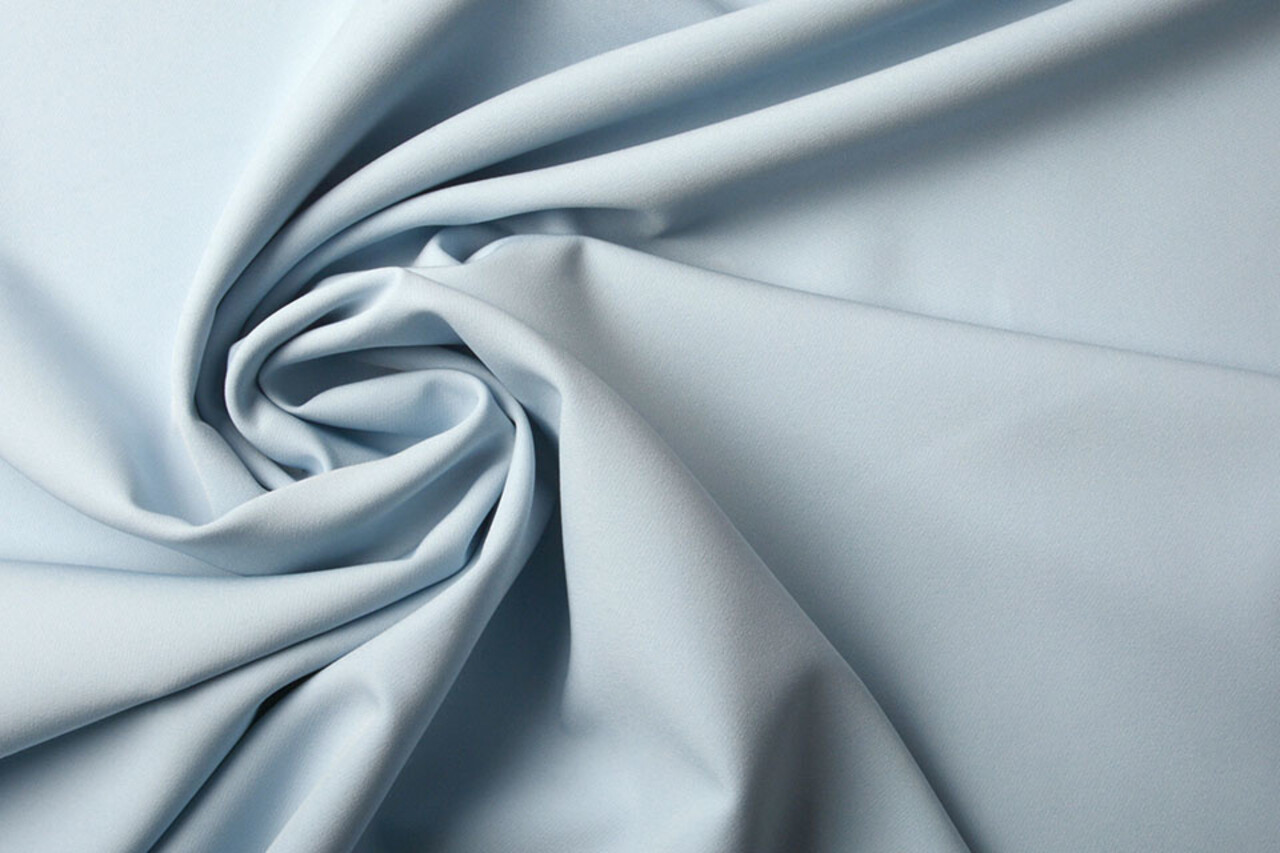 Crepe Stretch Baby Blauw Crepe Stretch Baby Blauw