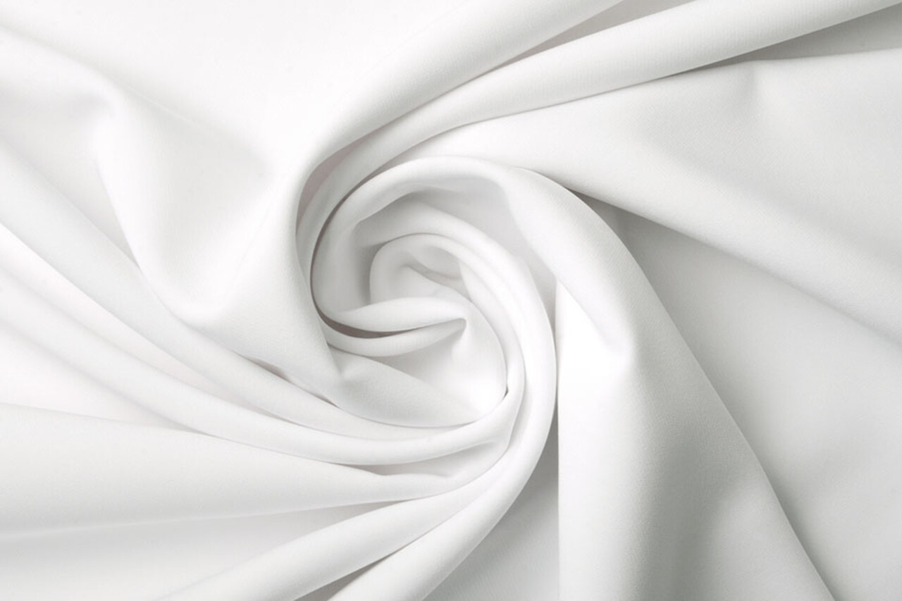 Crepe Stretch Weiß