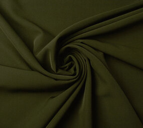 Crepe Stretch Armeegrün