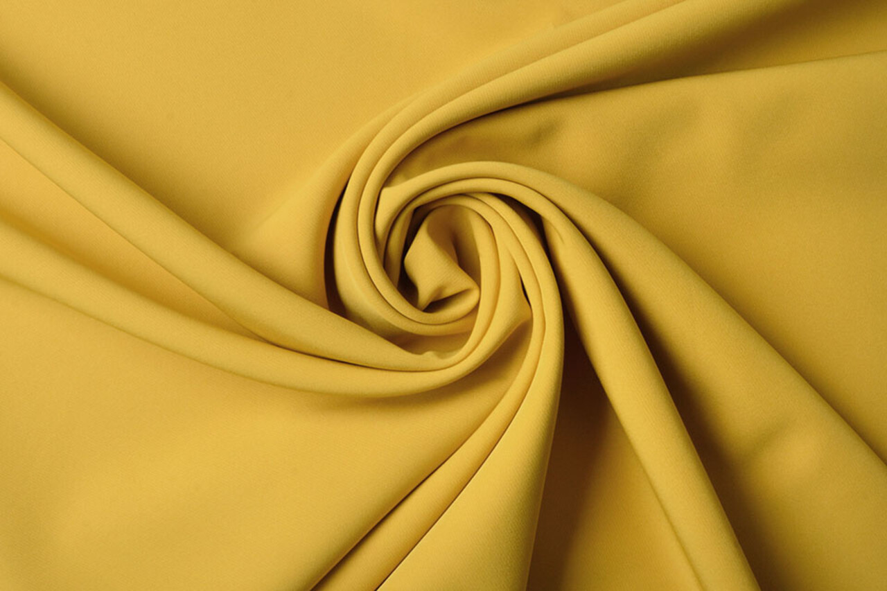 Crepe Stretch Warmes Gelb Crepe Stretch Warmes Gelb