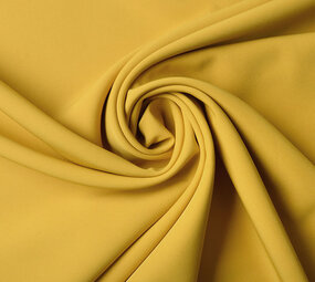 Crepe Stretch Warm Geel