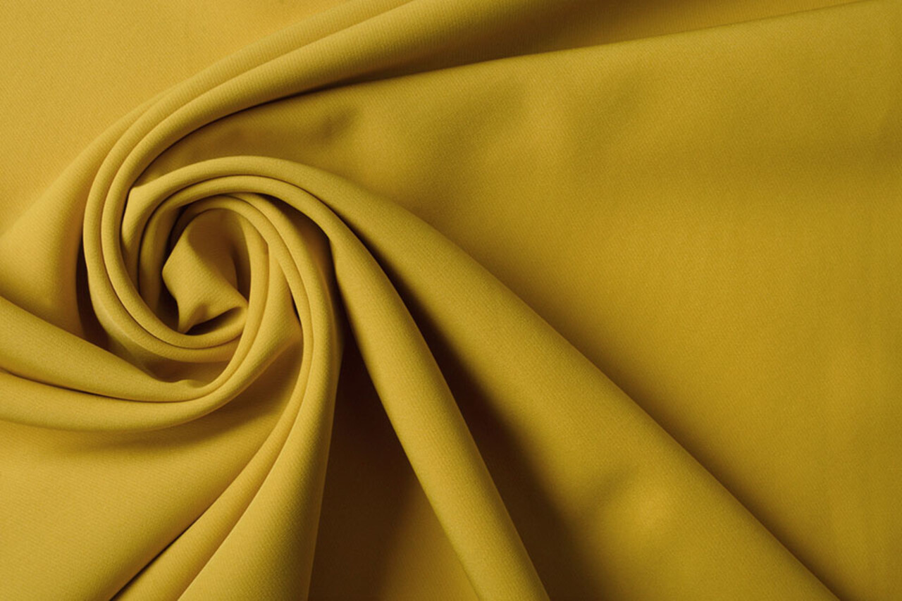 Crepe Stretch Warmes Gelb Crepe Stretch Warmes Gelb