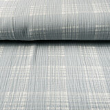 Oeko-Tex® Tessuto di Mussola Quadri Blu Grigio Oeko-Tex® Tessuto di Mussola Quadri Blu Grigio