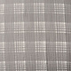 Oeko-Tex®  Double Gauze Fabric Check Middle Grey