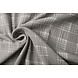 Oeko-Tex®  Coton Double Gaze Tissu Carreaux Milieu Gris