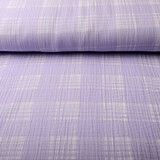 Oeko-Tex®  Coton Double Gaze Tissu Carreaux Lilas