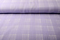 Coton Double Gaze Tissu Carreaux Lilas