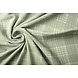 Oeko-Tex®  Coton Double Gaze Tissu Carreaux Vert Ancien Clair