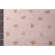Oeko-Tex®  Tela de Muselina Hondjes Claro Rosa Antiguo